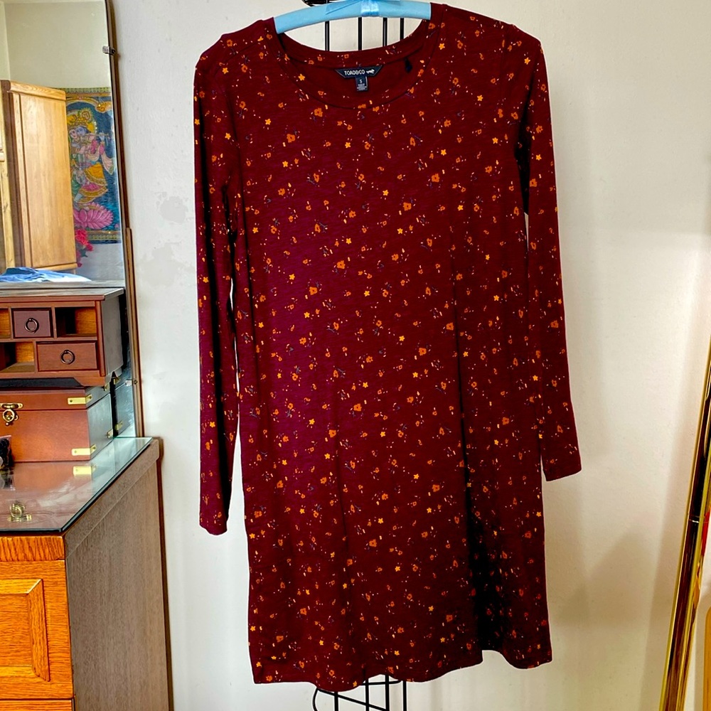Long sleeve dress from Toad and Company. Great shape only worn 2 times